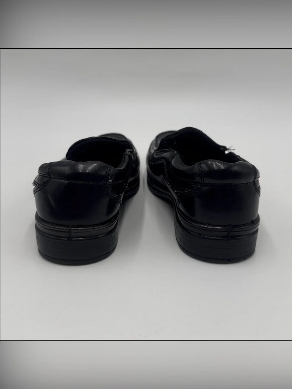 Deer Stags WISE Black Slip-On Dress Shoes Kids Size 10.5M